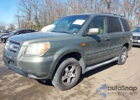 2008 Honda Pilot Ex-L z USA, uszkodzony, nr VIN 5FNYF185X8B029882